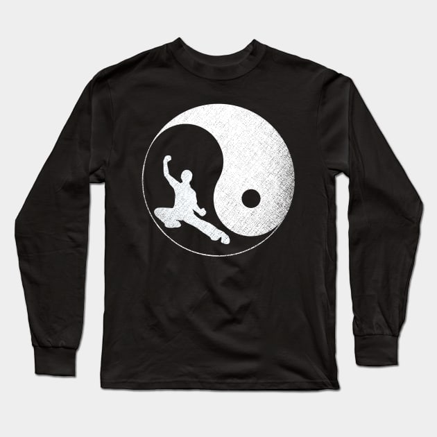 Tai Chi Balance Long Sleeve T-Shirt by Cooldruck